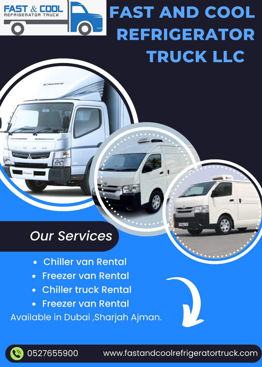 Chiller truck 3 ton for Rent